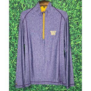 University of Washington Huskies Purple Antigua Men’s Small 1/4 Zip Pullover